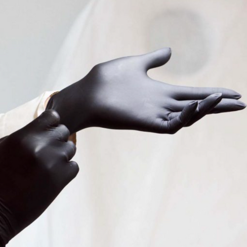 Black Nitrile Gloves